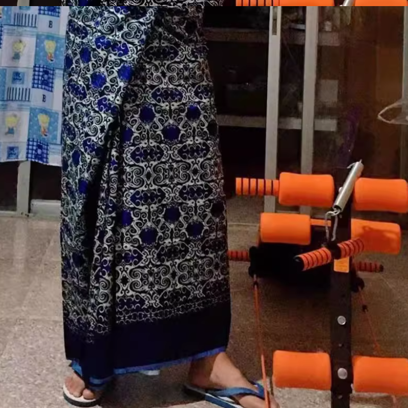 Batik Sarong Wrap - Thailand Myanmar Longi Southeast Asia Yarn