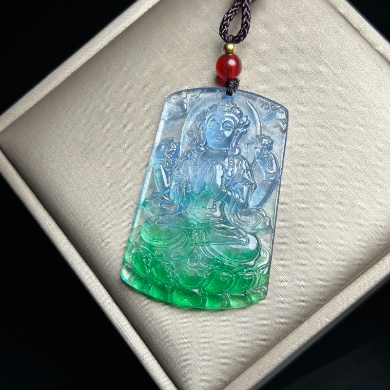 Ethnic Wear Fashion Brand - Classic Fashion Ethnic Style Guanyin Jade