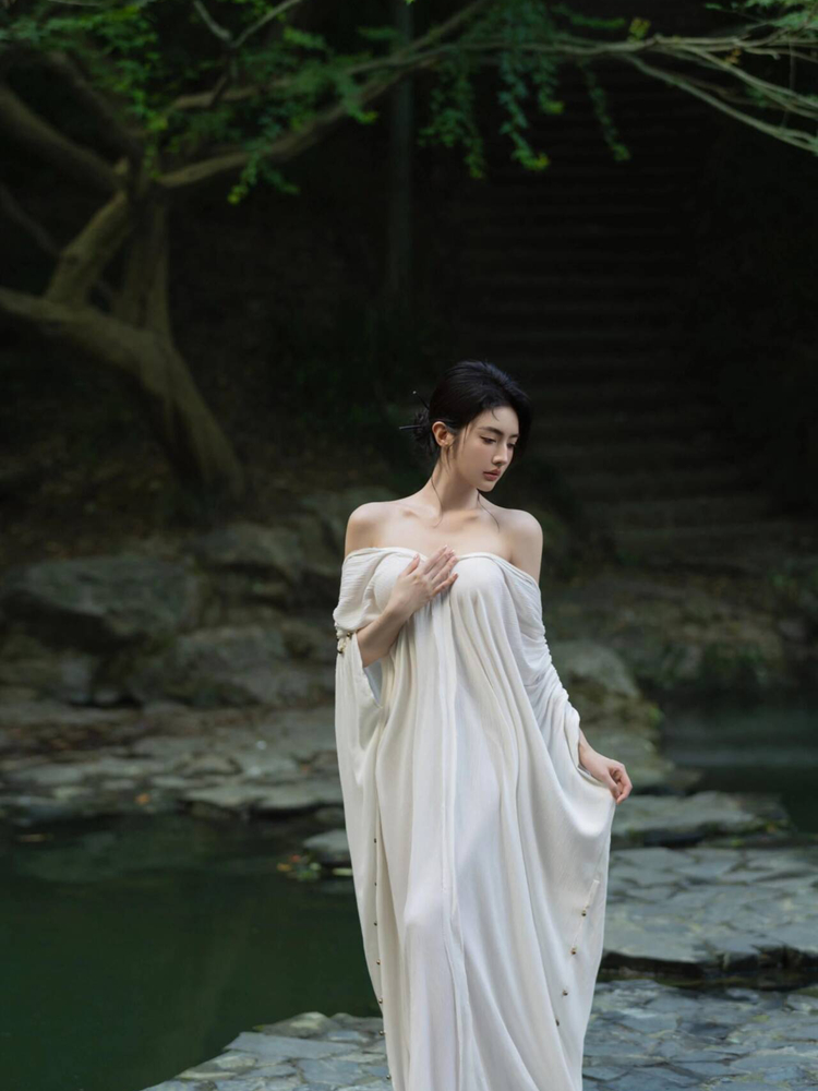 Ethnic Fashion Designer - Wedding Morning Robe Chinese Style Loose
