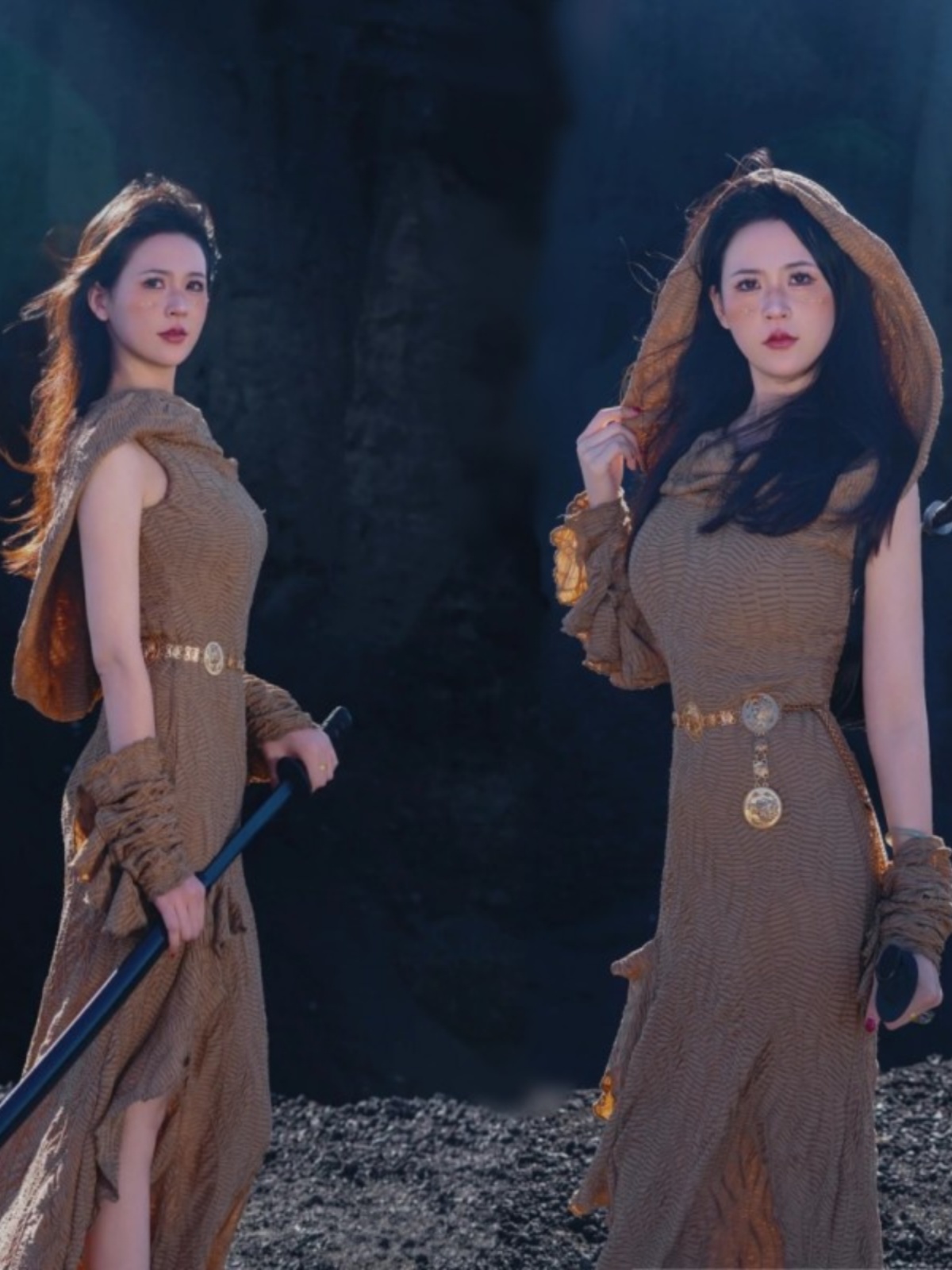 Ethnic Fashion Online - New Desert Princess Style Photography Dress