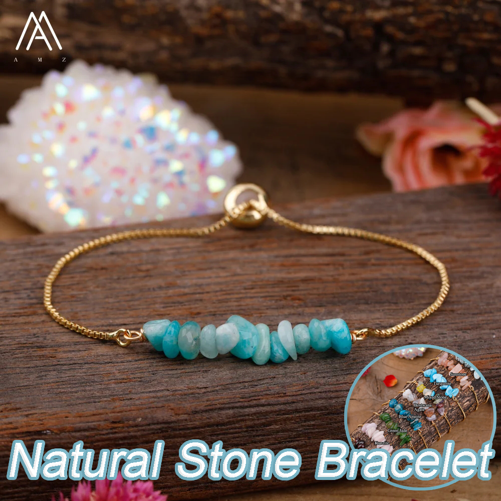 Aura Ethnic Fashion - Bohemian Ethnic Style Bracelet Natural Amazonite
