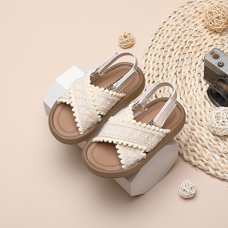 Kids Ethnic Fashion - Girls Summer Beach Shoes Ethnic Style
