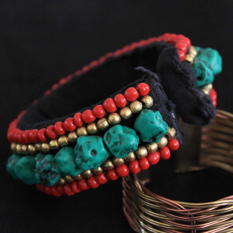 Tibetan Ethnic Handmade Bangle - Ethnic Fashion Com reseña y precio