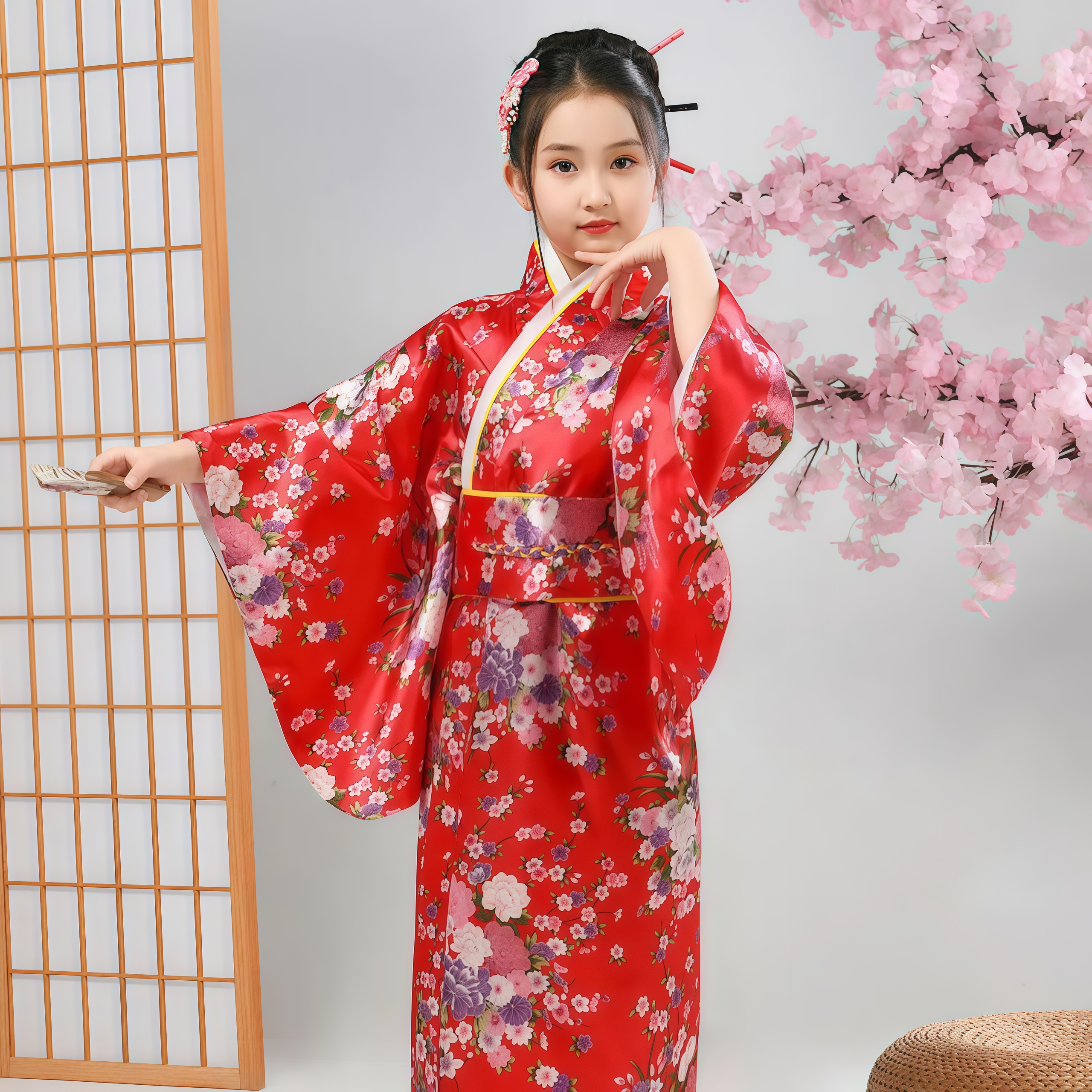 Kids Japanese Kimono Bathrobe  - Haori Japanese Jacket reseña y precio