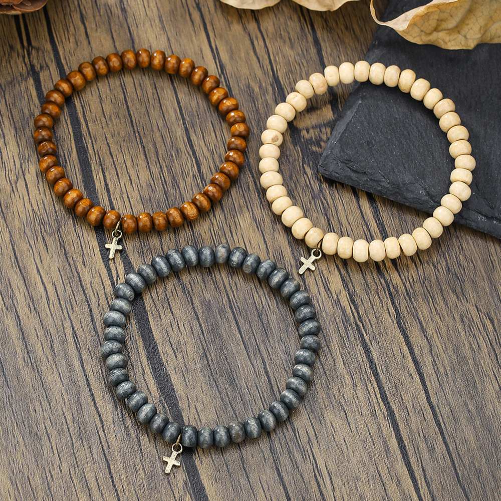 Wood Beaded Bracelet for Men,  - Ethnic Wear Men'S Fashion reseña y precio