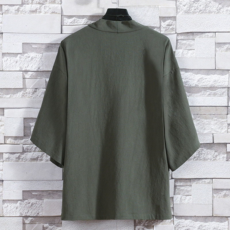 Men's Kimono Cardigan Japanese - Haori Japanese Jacket reseña y precio