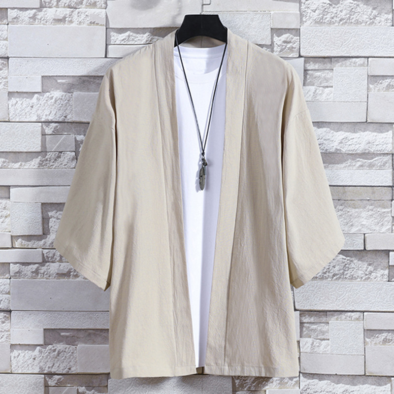 Men's Kimono Cardigan Japanese - Haori Japanese Jacket reseña y precio