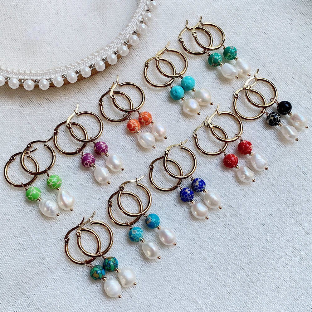 Natural Freshwater Baroque Pea - Aura Ethnic Fashion reseña y precio