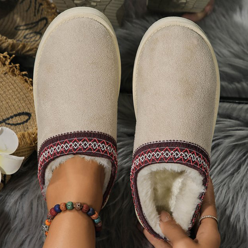 Women's Snow Boots Casual Slip - Ethnic Fashion Online reseña y precio