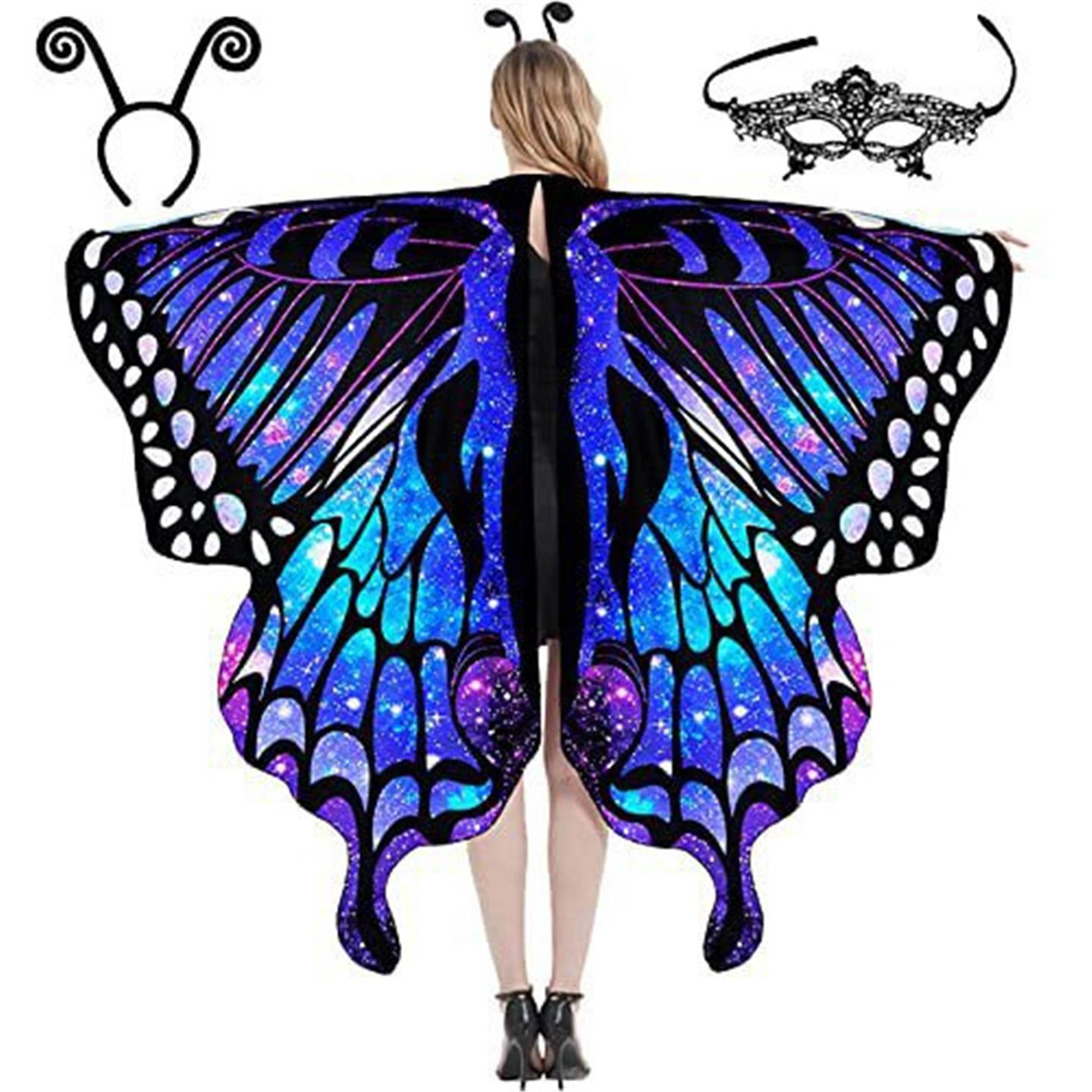 Halloween  Gradient Cape Costu - Ethnic Wear Fashion Brand reseña y precio