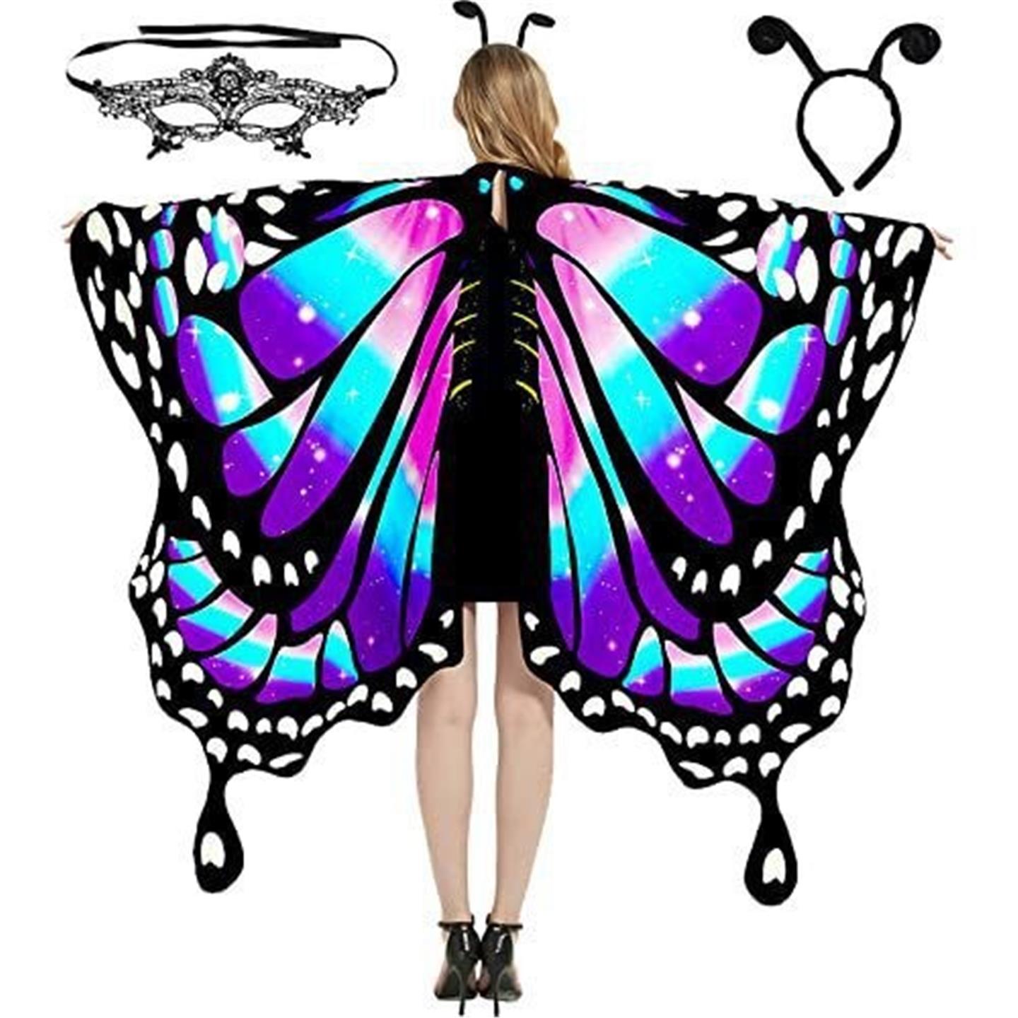 Halloween  Gradient Cape Costu - Ethnic Wear Fashion Brand reseña y precio