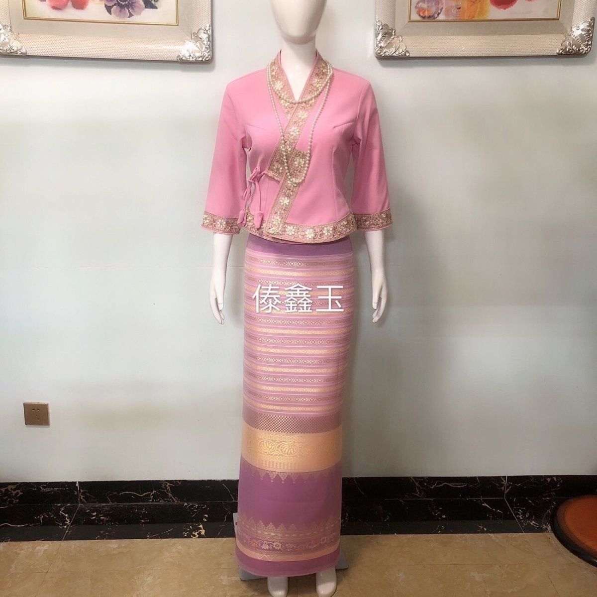 2pcsThailand Long-gyi Skirt Da - Batik Sarong Wrap reseña y precio