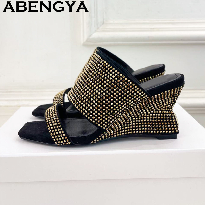 Elegant Style Rhinestone Wedge - Ethnic Fashion Week reseña y precio