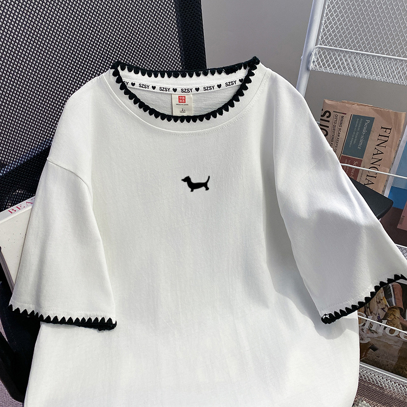 Loose Cotton Short Sleeve T-Sh - Ethnic Wear Fashion Brand reseña y precio