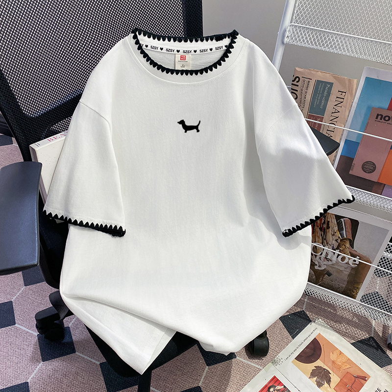 Loose Cotton Short Sleeve T-Sh - Ethnic Wear Fashion Brand reseña y precio