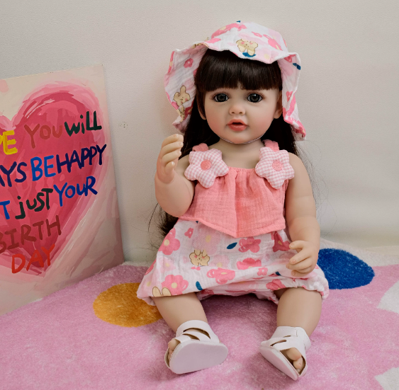 55 cm Long Hair Reborn Baby Gi - Kids Ethnic Fashion reseña y precio