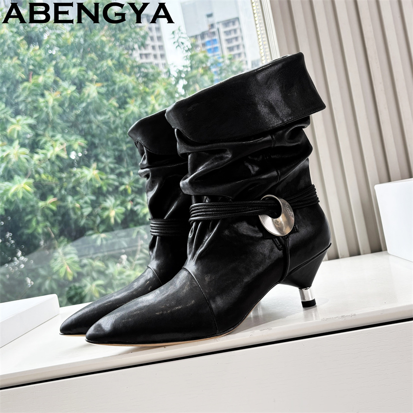 Pointy Toe Kitten Heels Ankle  - Ethnic Fashion Week reseña y precio
