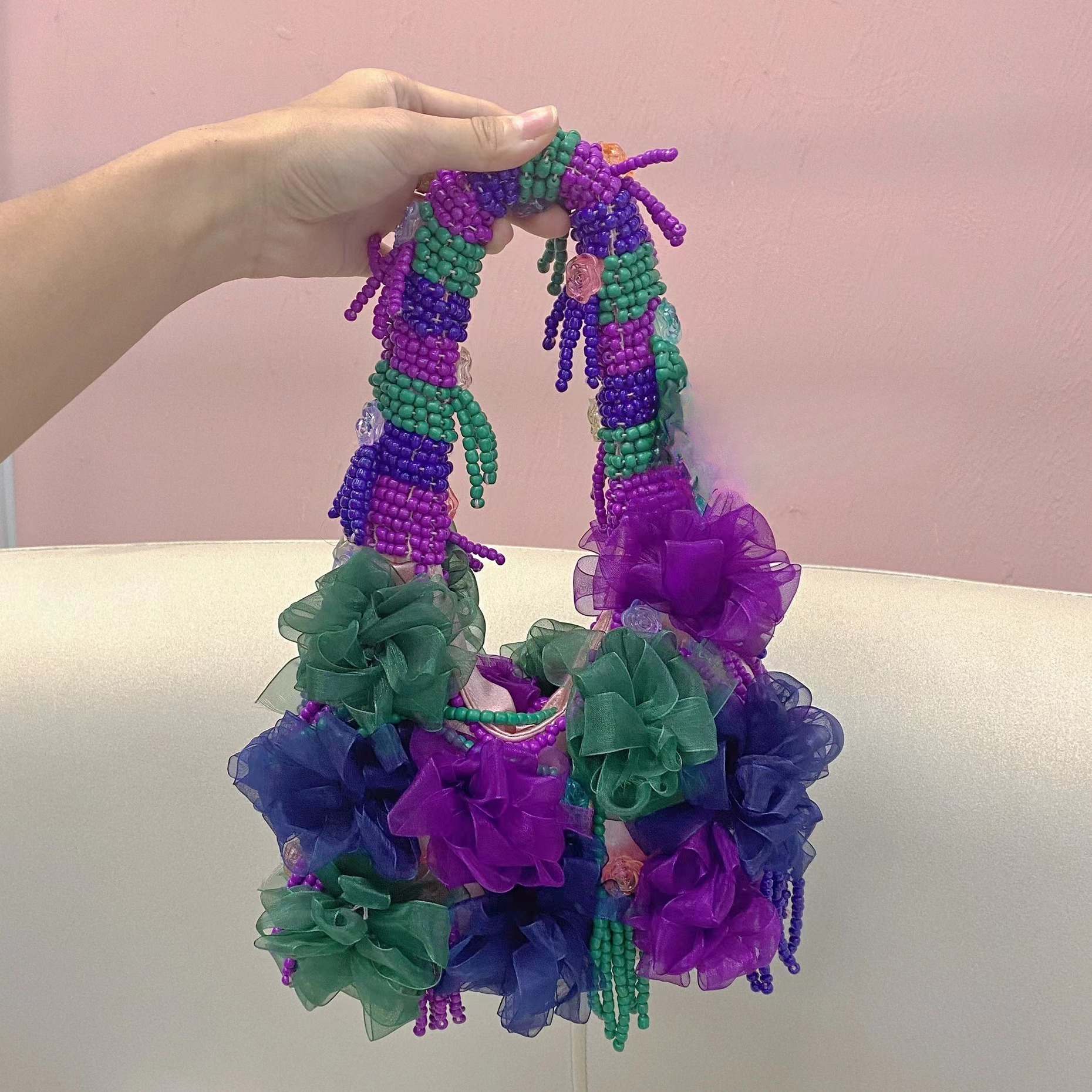 Purple fashion retro flower be - Ethnic Fashion Designer reseña y precio