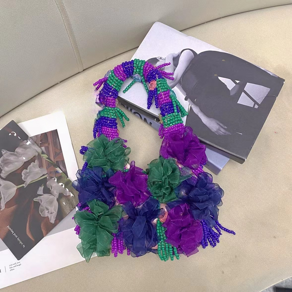 Purple fashion retro flower be - Ethnic Fashion Designer reseña y precio