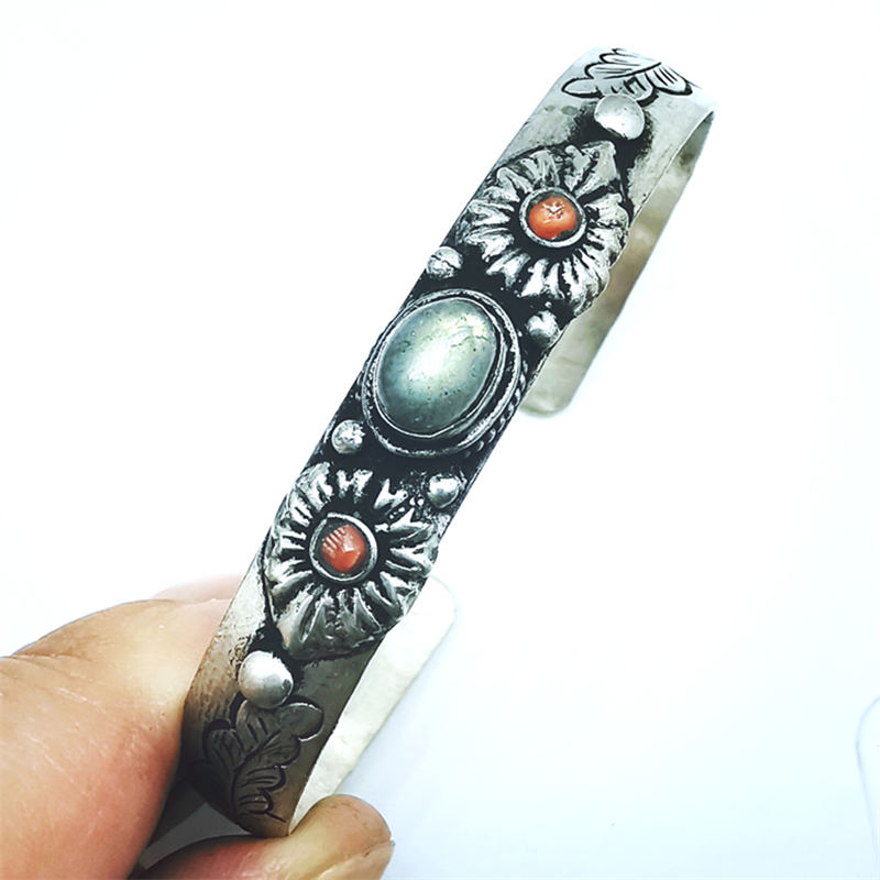 BB-398 Nepal Vintage Open Cuff - Ethnic Fashion Com reseña y precio