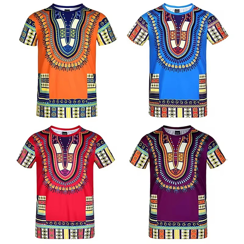 Summer Harajuku 3D Print Afric - Kids Ethnic Fashion reseña y precio