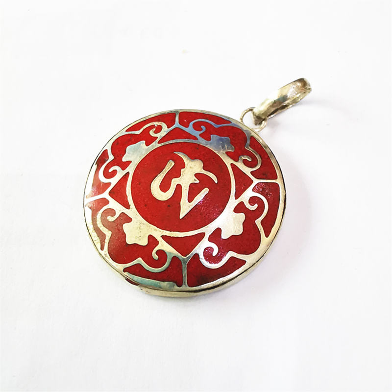 Tibetan White Metal Copper Man - Ethnic Fashion Com reseña y precio