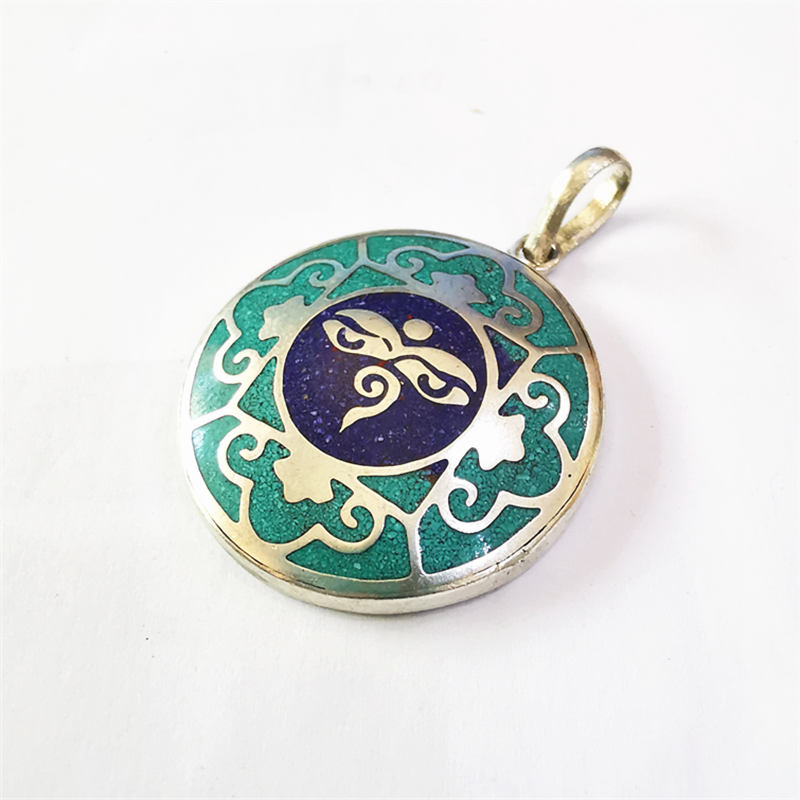 Tibetan White Metal Copper Man - Ethnic Fashion Com reseña y precio
