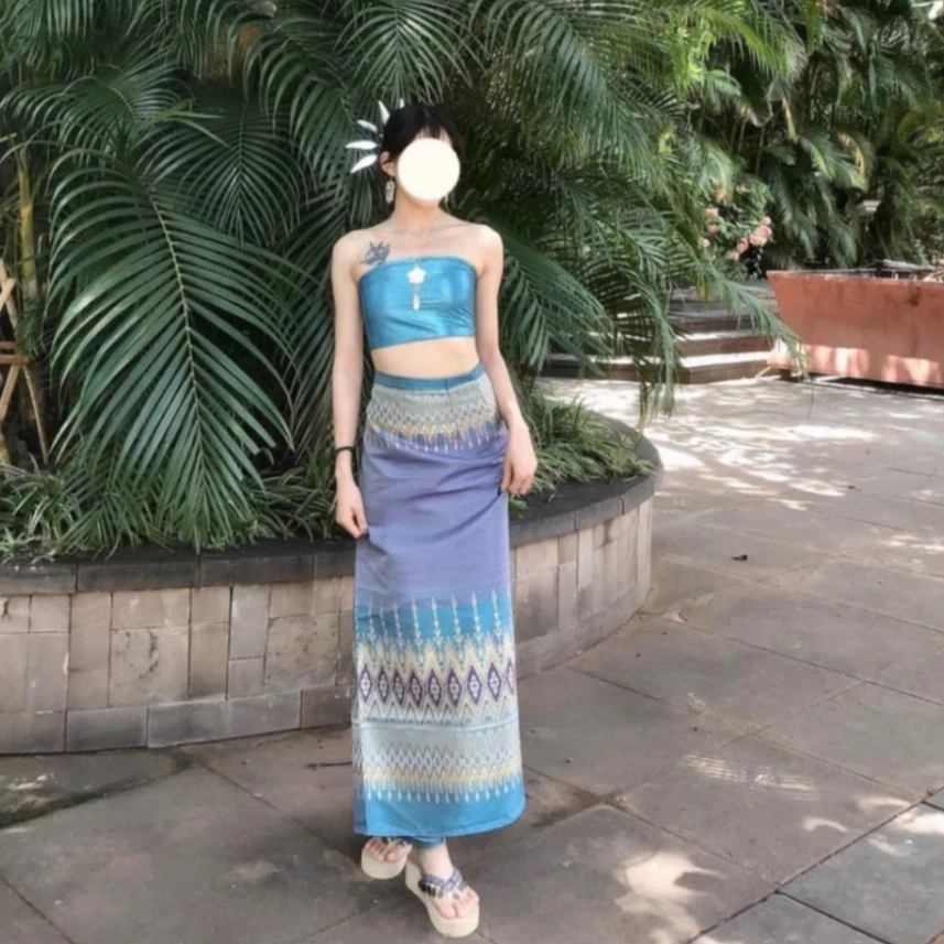 women's Thailand traditional c - Batik Sarong Wrap reseña y precio
