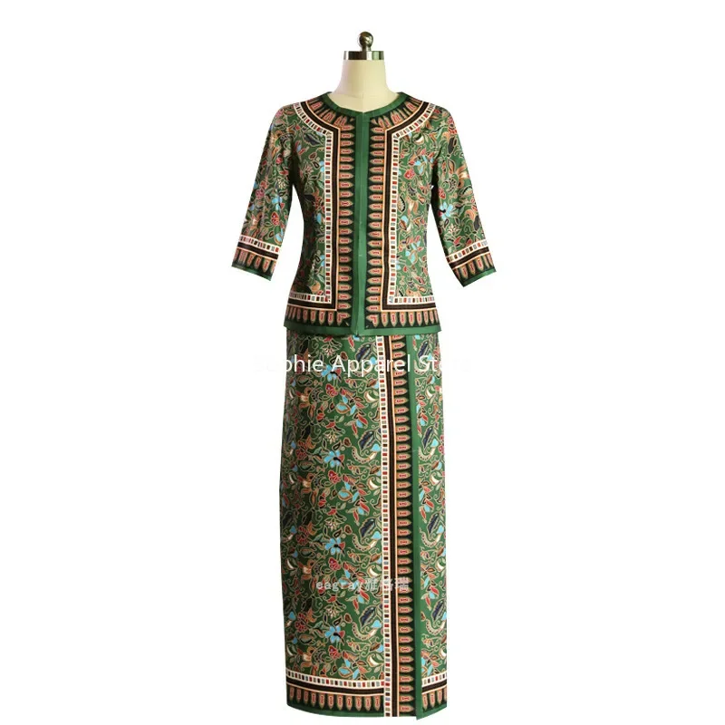 Southeast Asia Flight Attendan - Batik Sarong Wrap reseña y precio