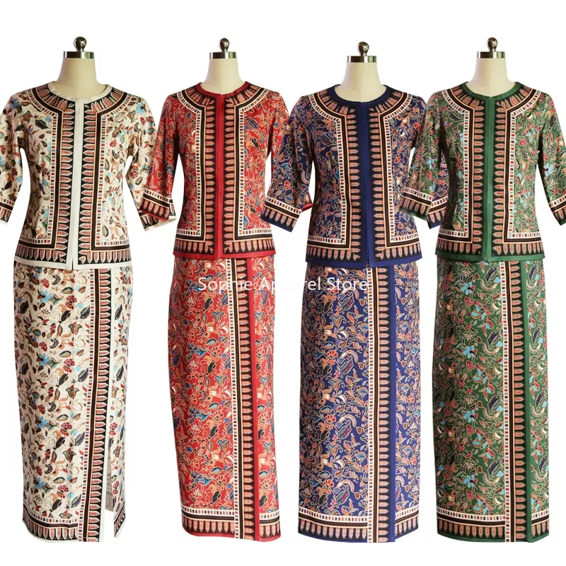 Southeast Asia Flight Attendan - Batik Sarong Wrap reseña y precio