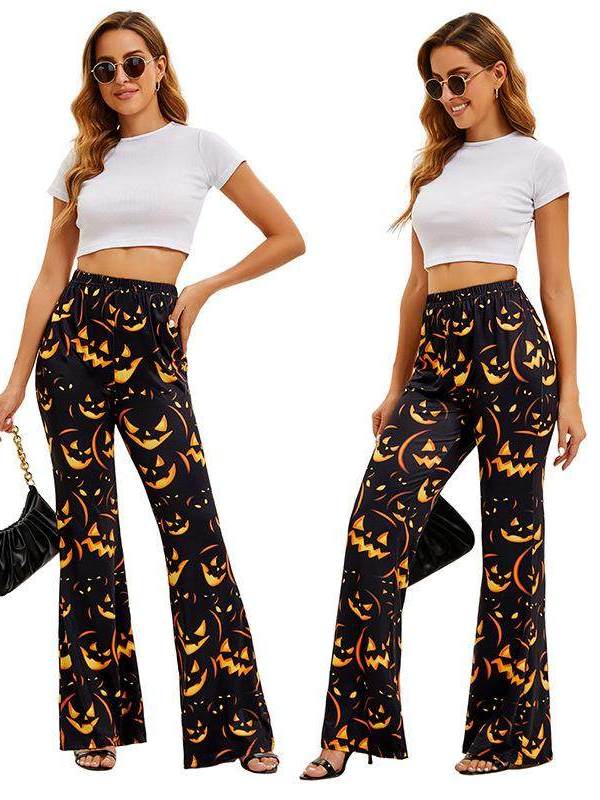 Halloween Bat Pumpkin Print Wo - Ethnic Wear Fashion Brand reseña y precio