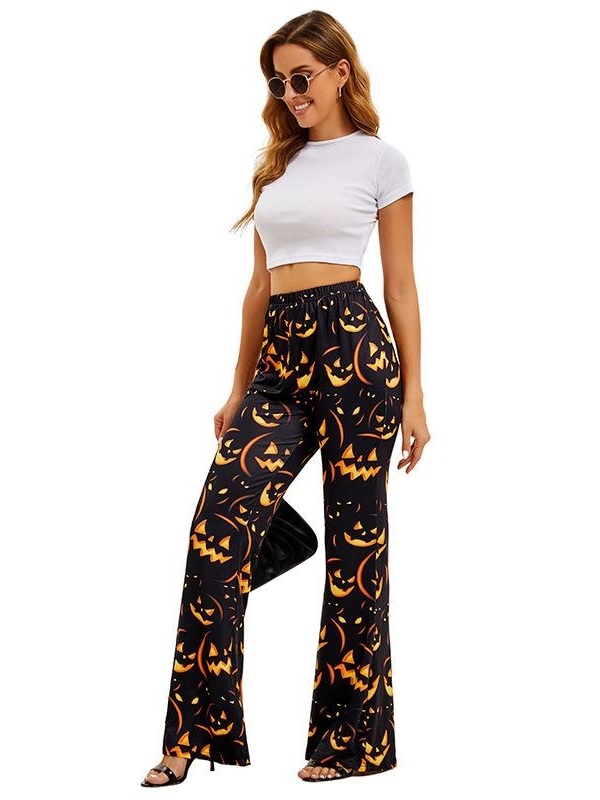 Halloween Bat Pumpkin Print Wo - Ethnic Wear Fashion Brand reseña y precio