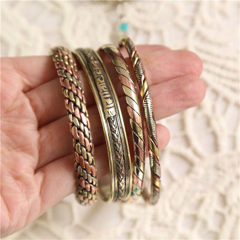 Indian Jewelry Red Copper Wrap - Ethnic Fashion Com reseña y precio