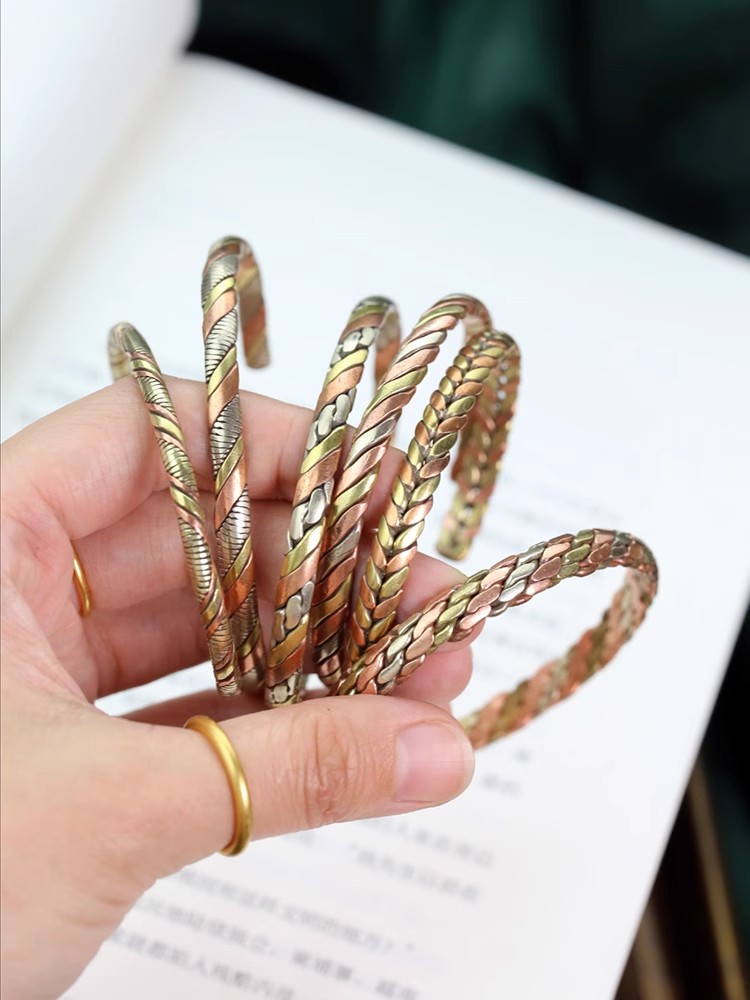 Indian Jewelry Red Copper Wrap - Ethnic Fashion Com reseña y precio
