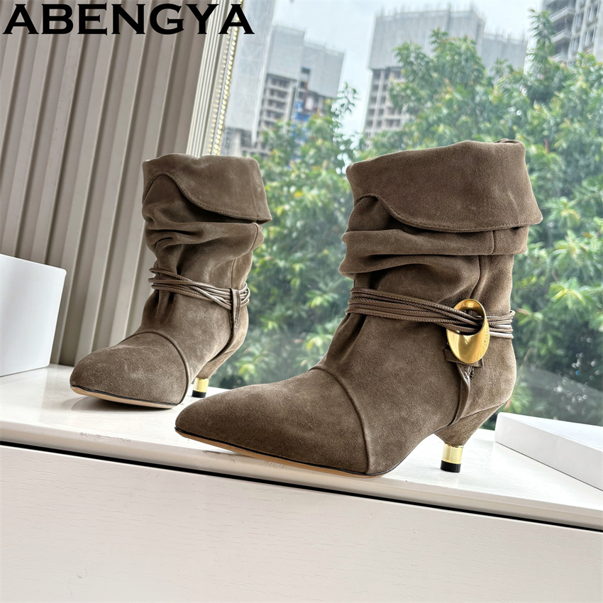 Size 35-42 Kitten Heel Ankle B - Ethnic Fashion Week reseña y precio