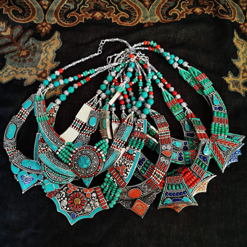 BOHO Vintage Necklaces Collect - Ethnic Fashion Com reseña y precio