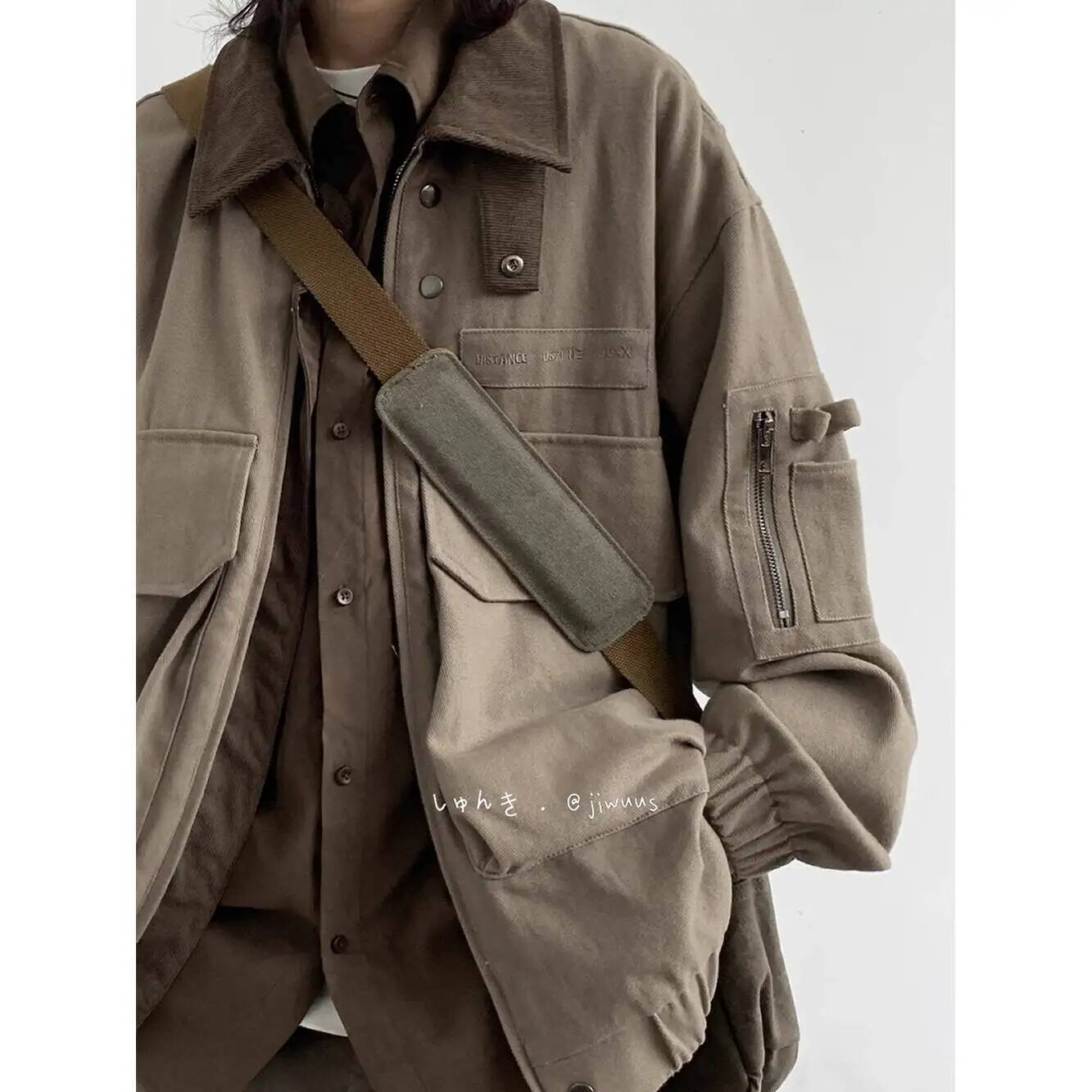 Man Jacket Spring Autumn Loose - Haori Japanese Jacket reseña y precio