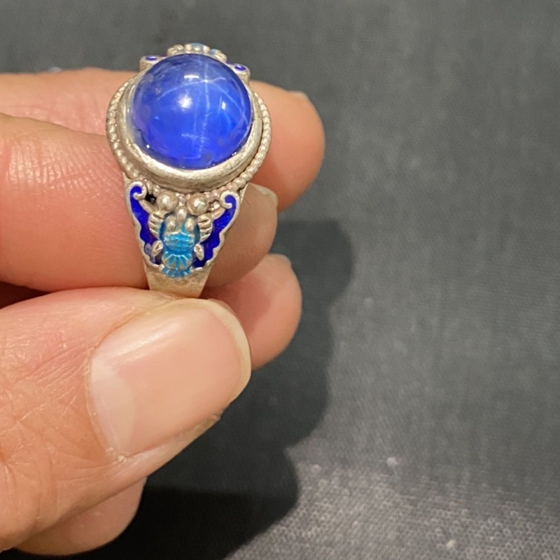 Ethnic Cloisonne Open Ring, Ex - Ethnic Wear Men'S Fashion reseña y precio