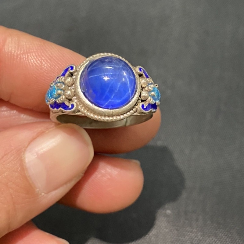 Ethnic Cloisonne Open Ring, Ex - Ethnic Wear Men'S Fashion reseña y precio