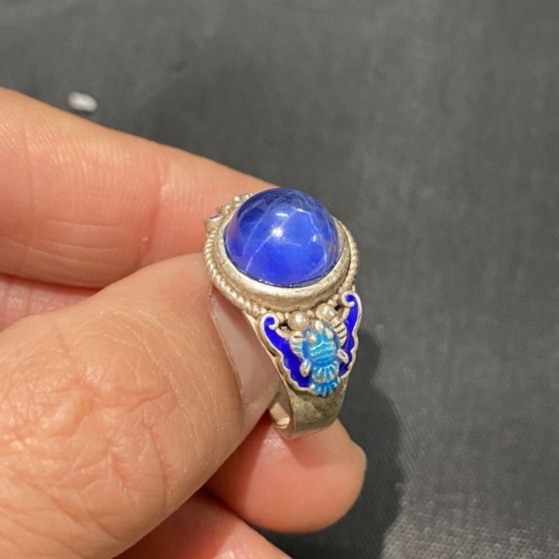 Ethnic Cloisonne Open Ring, Ex - Ethnic Wear Men'S Fashion reseña y precio