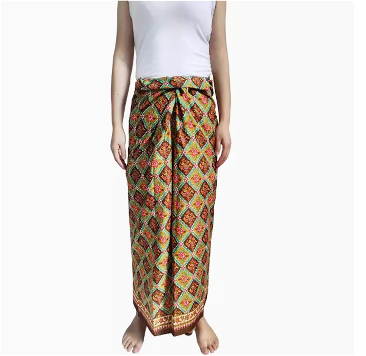 Malaysia Thailand unisex tube  - Batik Sarong Wrap reseña y precio