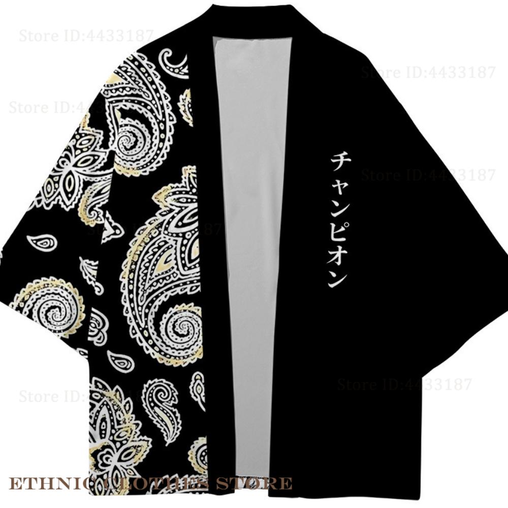 Plus Size 3XL 4XL 5XL Japanese - Haori Japanese Jacket reseña y precio