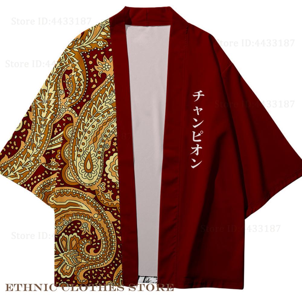 Plus Size 3XL 4XL 5XL Japanese - Haori Japanese Jacket reseña y precio