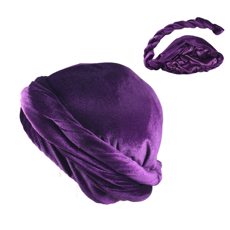 Solid Color Men's Velvet Head  - Ethnic Fashion Designer reseña y precio