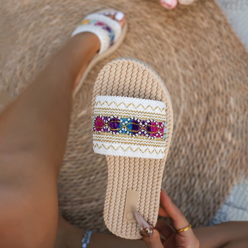 Women's Outdoor Flat Sandals D - Ethnic Fashion Designer reseña y precio