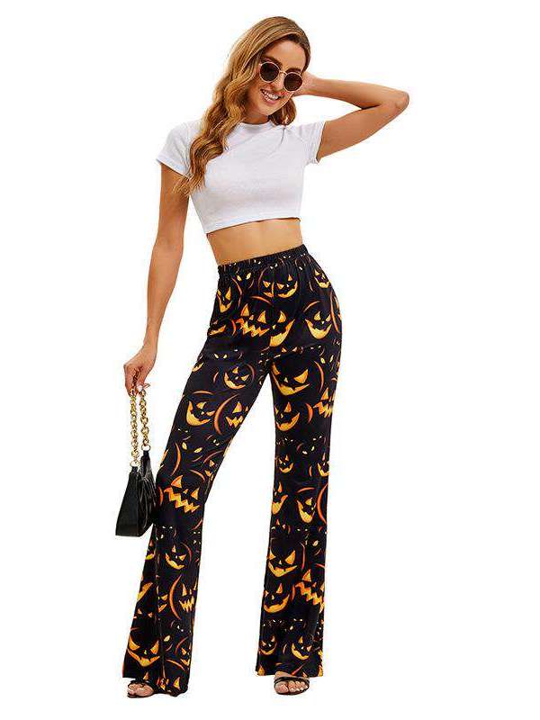Halloween Bat Pumpkin Print Wo - Ethnic Wear Fashion Brand reseña y precio