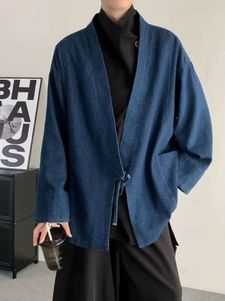 Vintage Japanese Style Denim C - Haori Japanese Jacket reseña y precio