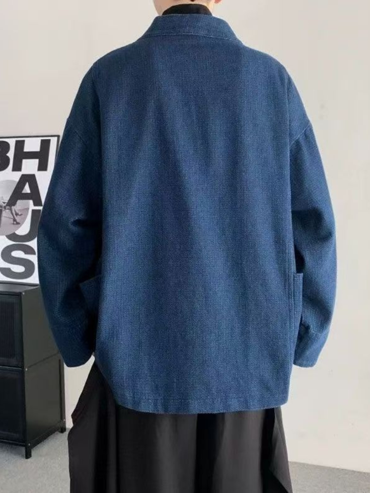 Vintage Japanese Style Denim C - Haori Japanese Jacket reseña y precio