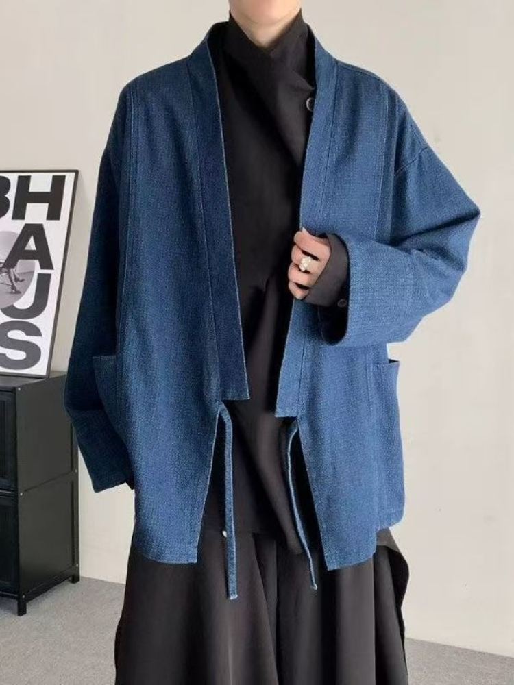 Vintage Japanese Style Denim C - Haori Japanese Jacket reseña y precio