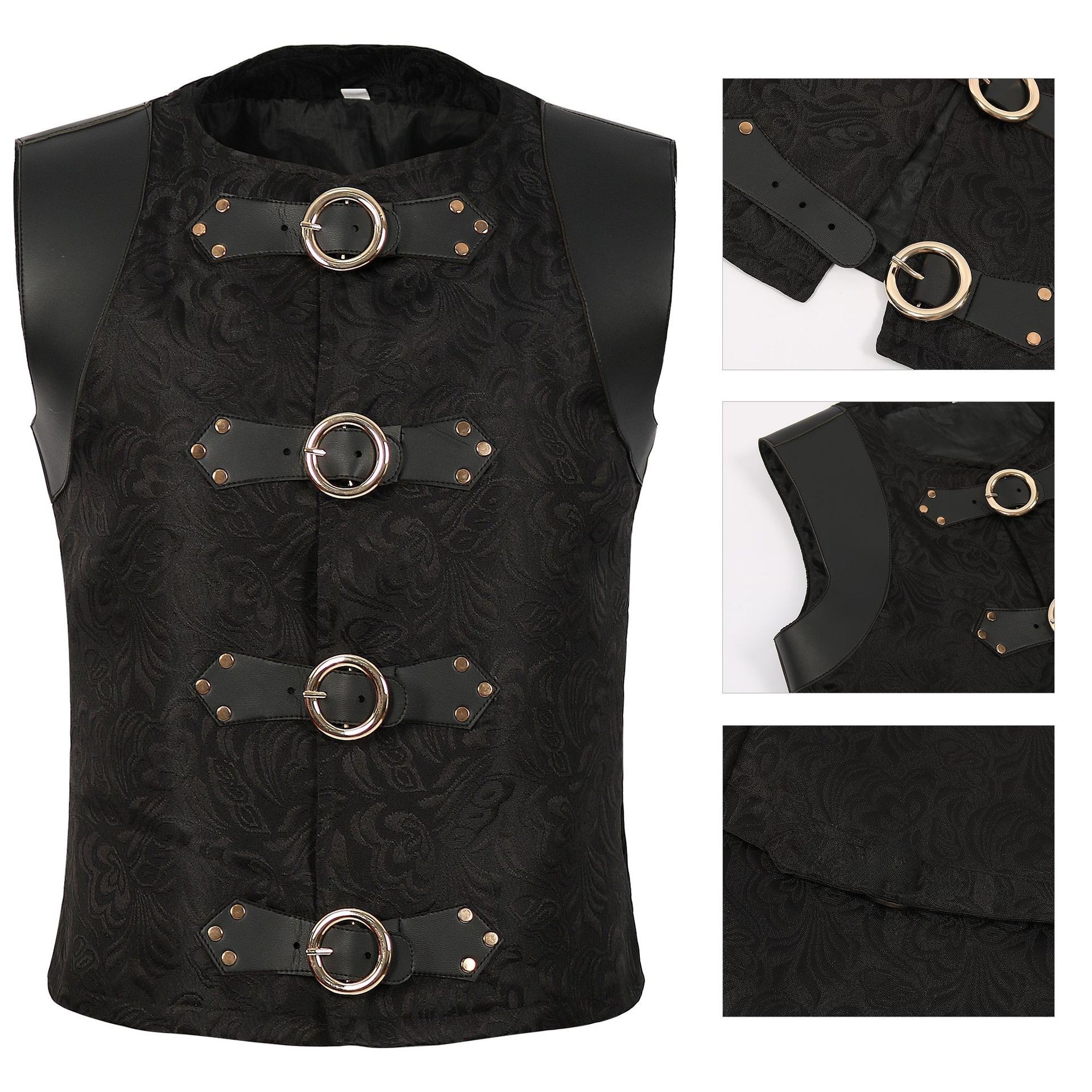 Medieval Gothic Steam Punk Ves - Ethnic Fashion Online reseña y precio